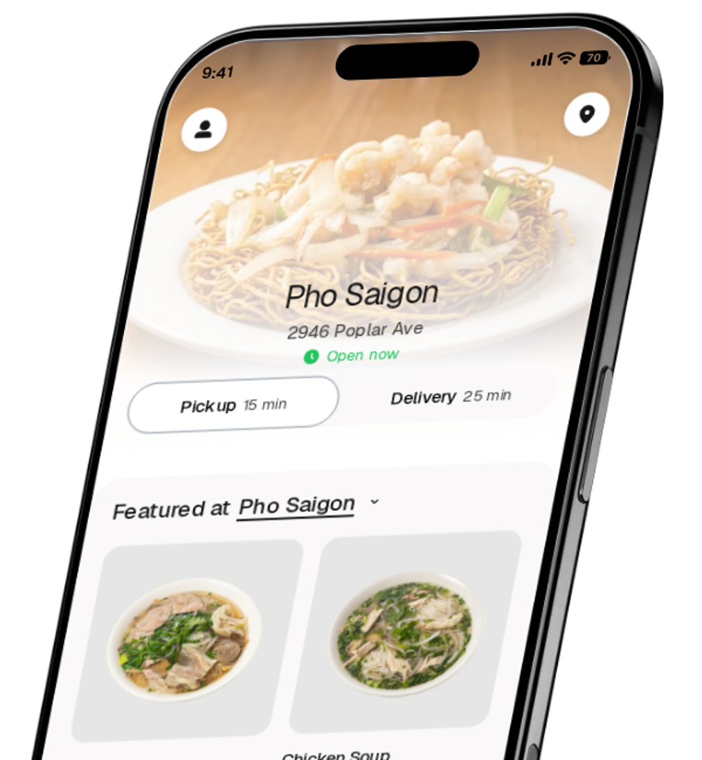 Pho Saigon app preview