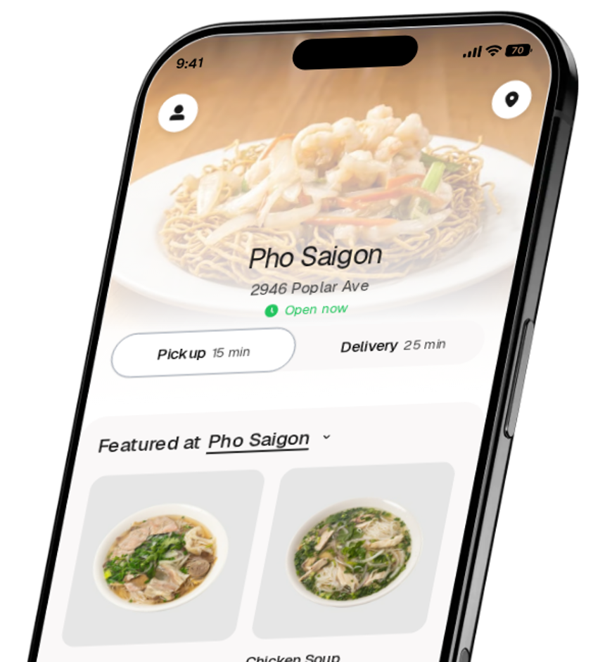 Pho Saigon app preview