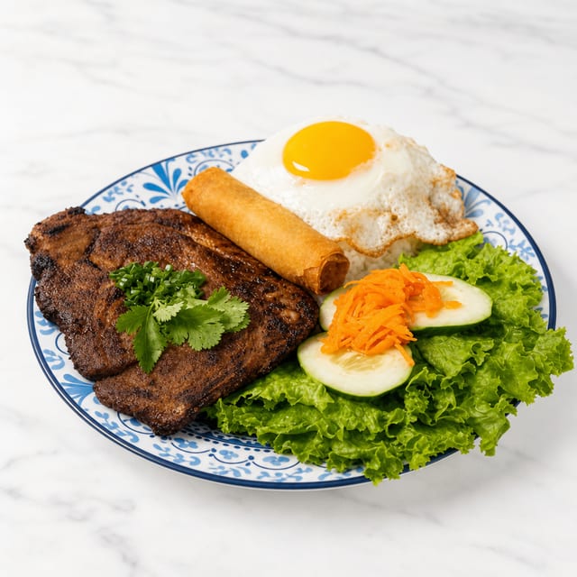 Pork Chop & Egg.